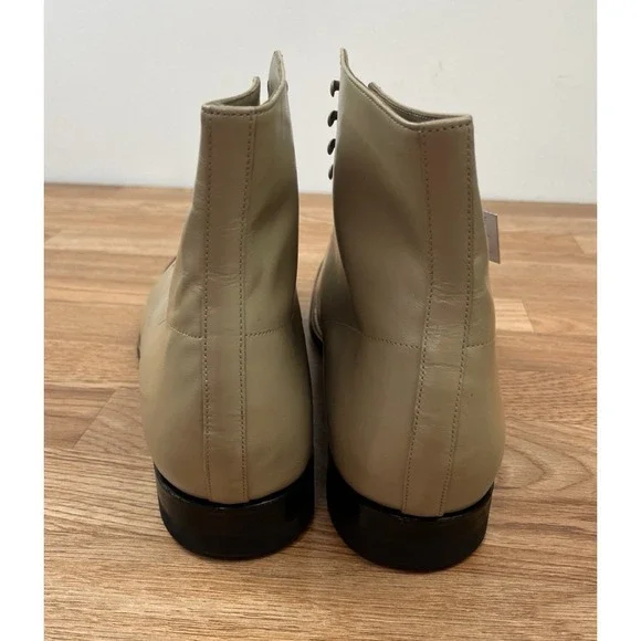 Stacy Adams Madison Cap Toe Leather Boots in Taupe, Mens Size 15 NEW - Picture 11 of 14